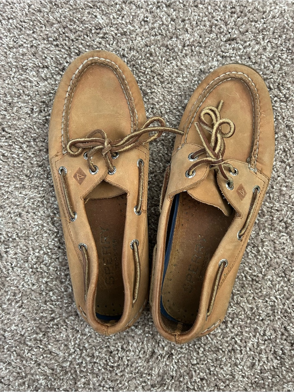 Sperry Men's Brown Leather Boat Shoes